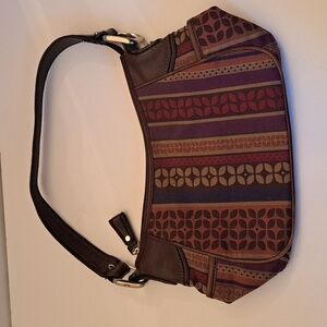Fossil vintage multicolor fabric shoulder bag  ZB 2728